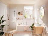 HANSGROHE Rebris S Fertigmontageset Wannenmischer Unterputz Chrom – 2 Verbraucher, Thermostat