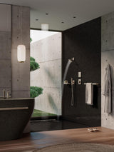 AXOR Citterio C Portereinheit 2 Jet 120 x 120 mm Softsquare mit Stabhandbrause