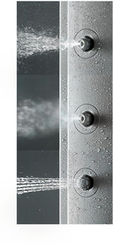 hansgrohe Wechsel-Strahleinsatz Massagestrahl Chrom – 360° verstellbare Seitenbrause
