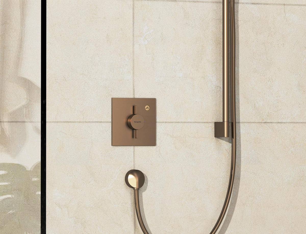 HANSGROHE DuoTurn E Unterputz-Mischer 1 Verbraucher chrom – Thermostatische Temperaturregelung