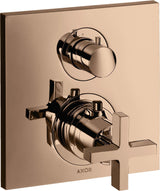 AXOR CITTERIO Unterputz-Thermostat mit Ab-/Umstellventil Kreuzgriff Chrom