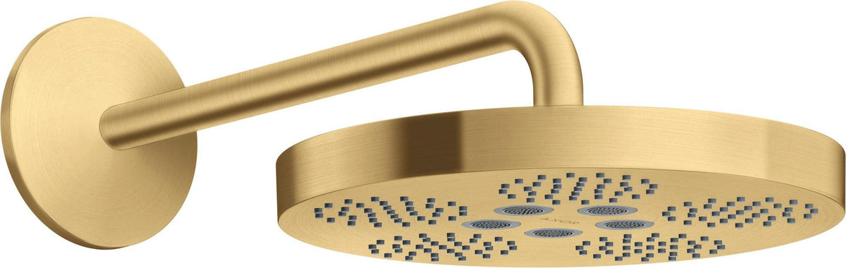 AXOR ONE 280 1jet Kopfbrause mit Brausearm, chrom – PowderRain & Rain, 280 mm, Antikalk