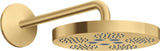 AXOR ONE 280 1jet Kopfbrause mit Brausearm, chrom – PowderRain & Rain, 280 mm, Antikalk