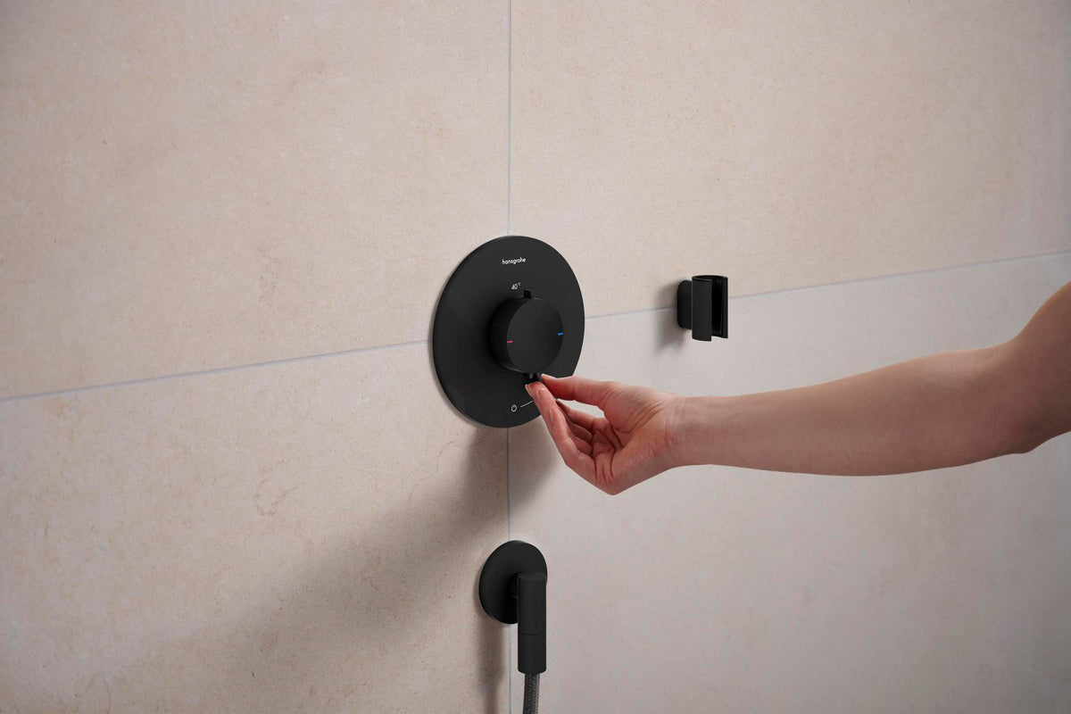 HANSGROHE Porter Fine Brausehalter – Wandhalterung aus Metall für konische Brauseschläuche