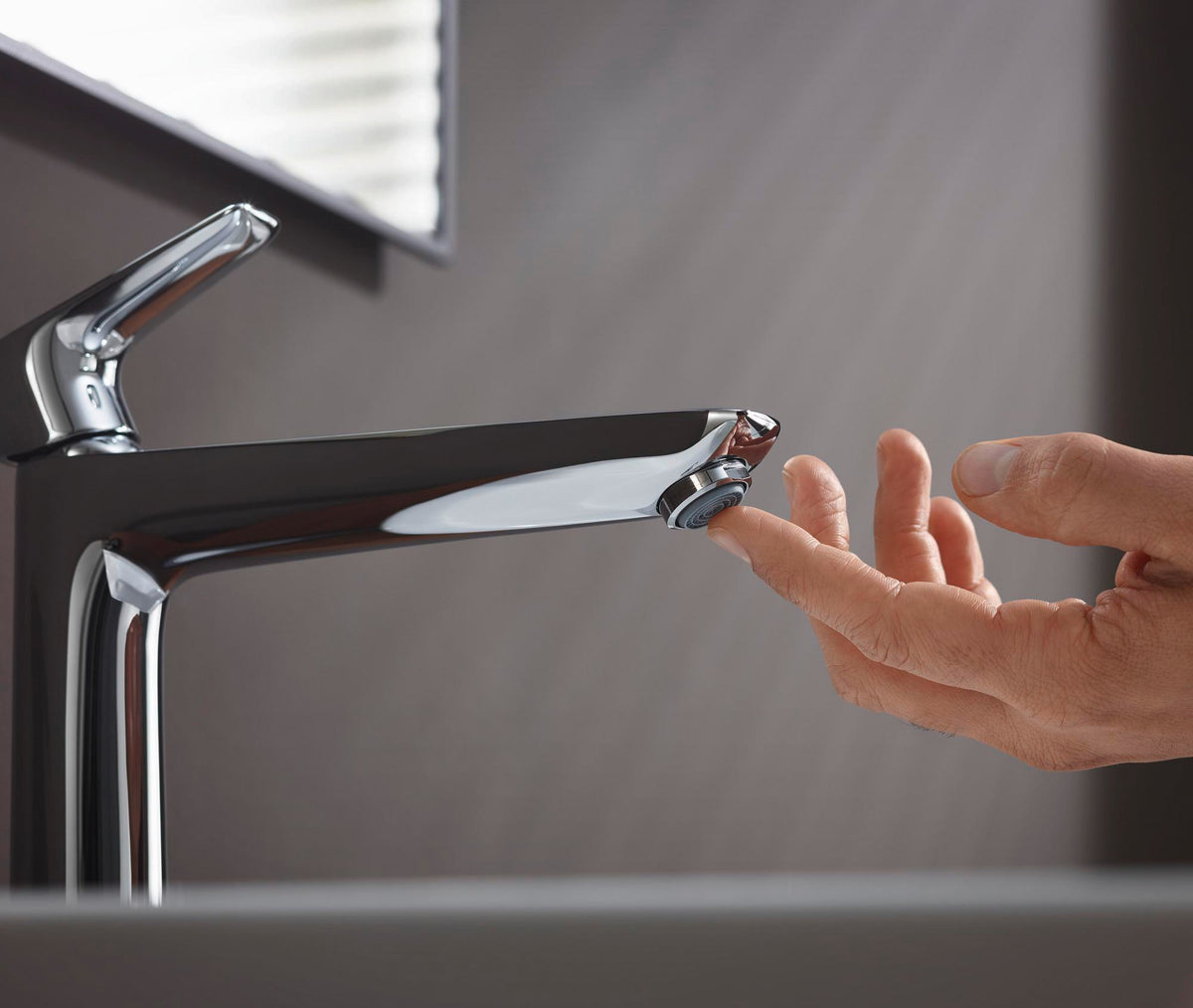 HANSGROHE Talis E Einhebel-Waschtischmischer 240 mit Zugstangen-Ablaufgarnitur, chrom