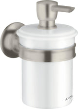 AXOR MONTREUX Lotionspender Wandmontage – 300 ml Porzellan-Behälter, verchromt