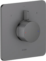 AXOR Citterio C Brausemischer UP für 2 Verbraucher, Chrom, quadratisch, thermostatisch