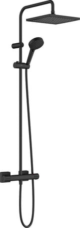 HANSGROHE Showerpipe Vernis Shape 240 1 Jet EcoSm mit Thermostat mattschwarz