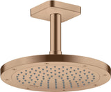 AXOR Kopfbrause 245 1 Jet EcoSmart Chrom – Rain-Duschkopf für Wand- und Deckenmontage