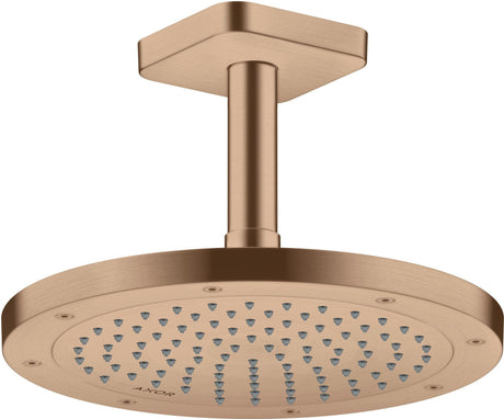 AXOR Kopfbrause 245 1 Jet EcoSmart Chrom – Rain-Duschkopf für Wand- und Deckenmontage