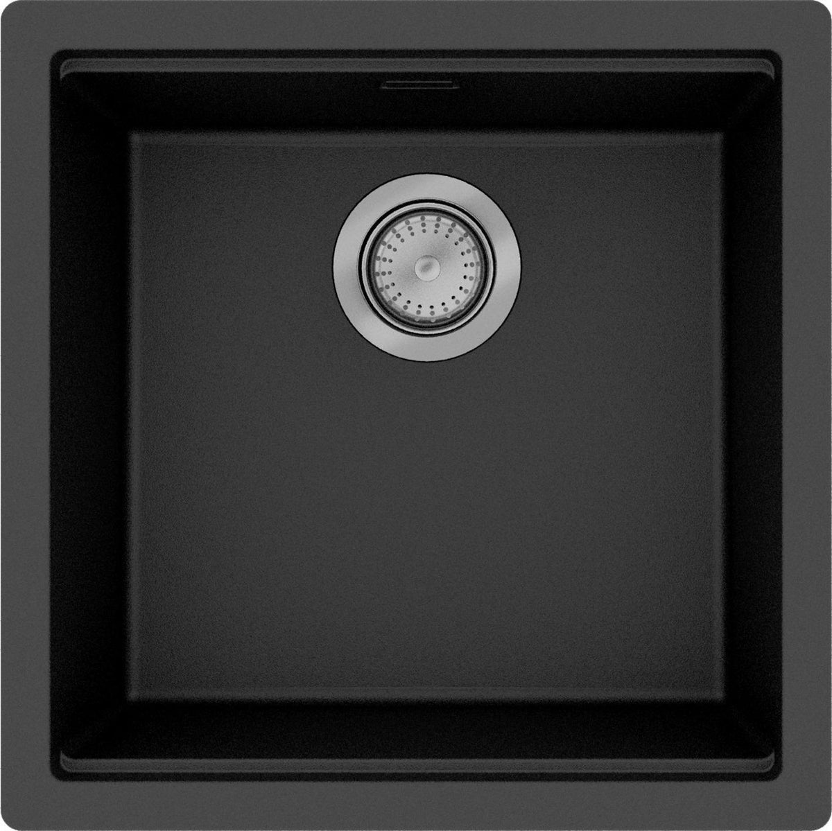HANSGROHE Unterbauspüle S530-U400 graphitschwarz 456 mm SilicaTec