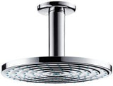 Hansgrohe Raindance S 180 Air Kopfbrause mit Deckenanschluss 100 mm – Chrom, 1 Strahl, EcoSmart