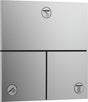 HANSGROHE ShowerSelect Comfort E Absperrventil UP Chrom für 3 Verbraucher