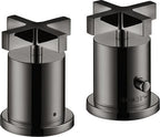 Chrom / polished black chrome / 198mm