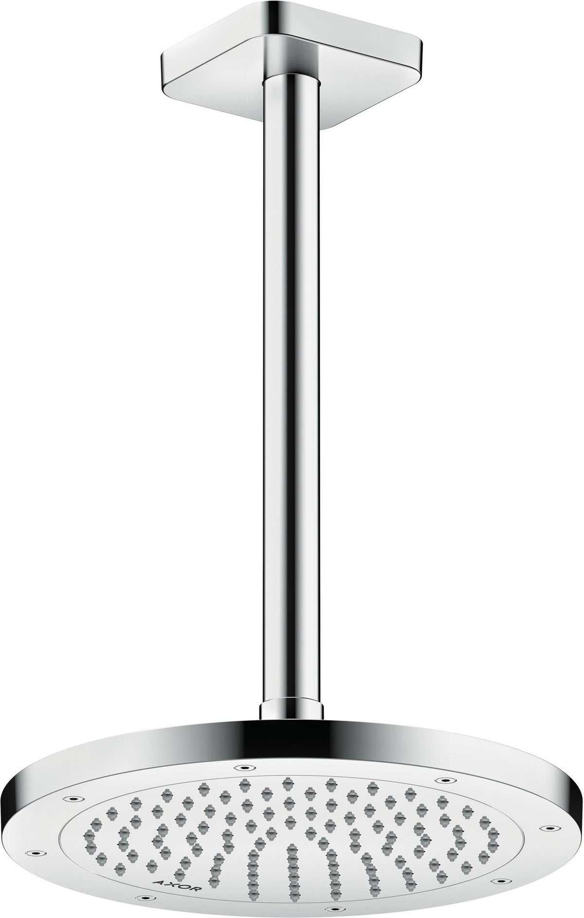 AXOR Kopfbrause 245 1jet EcoSmart Chrom – 245 mm Rain Strahl für Wand- und Deckenmontage