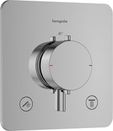 HANSGROHE Ecostat Comfort Q Thermostat UP Fertigset für 2 Verbraucher – Temperatur- und Volumensteuerung