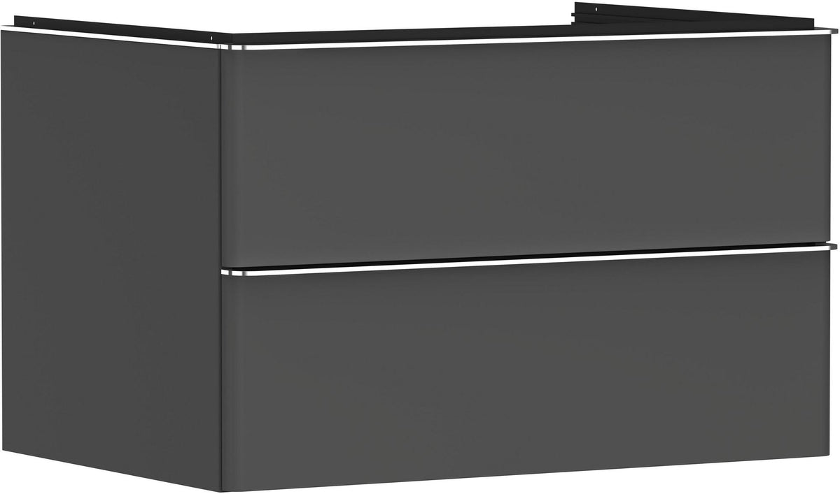HANSGROHE Waschtischunterschrank Xelu Q 780 mm weiß hochglanz mit SoftClose und Inneneinteilung
