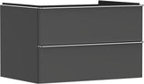 HANSGROHE Waschtischunterschrank Xelu Q 780 mm weiß hochglanz mit SoftClose und Inneneinteilung