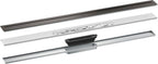 brushed black chrome / glänzend / PVD-beschichtet