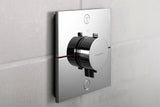 HANSGROHE ShowerSelect Comfort E Thermostat Fertigmontageset UP Chrom für 2 Verbraucher