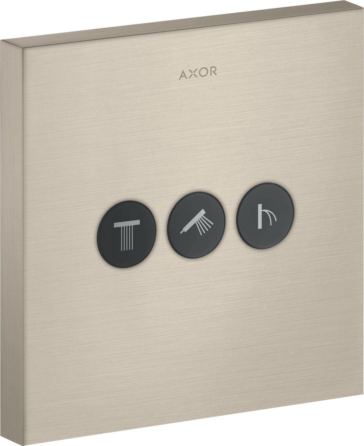 AXOR ShowerSelect Square UP Ventil für 3 Verbraucher – chrom, Select-Button, eckig
