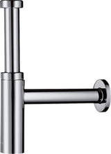 Hansgrohe Designsiphon FLOWSTAR S Chrom – Flaschensiphon DN 32 mit 65–165 mm Verstellweg