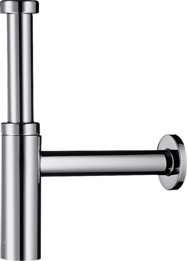 Hansgrohe Designsiphon FLOWSTAR S Chrom – Flaschensiphon DN 32 mit 65–165 mm Verstellweg