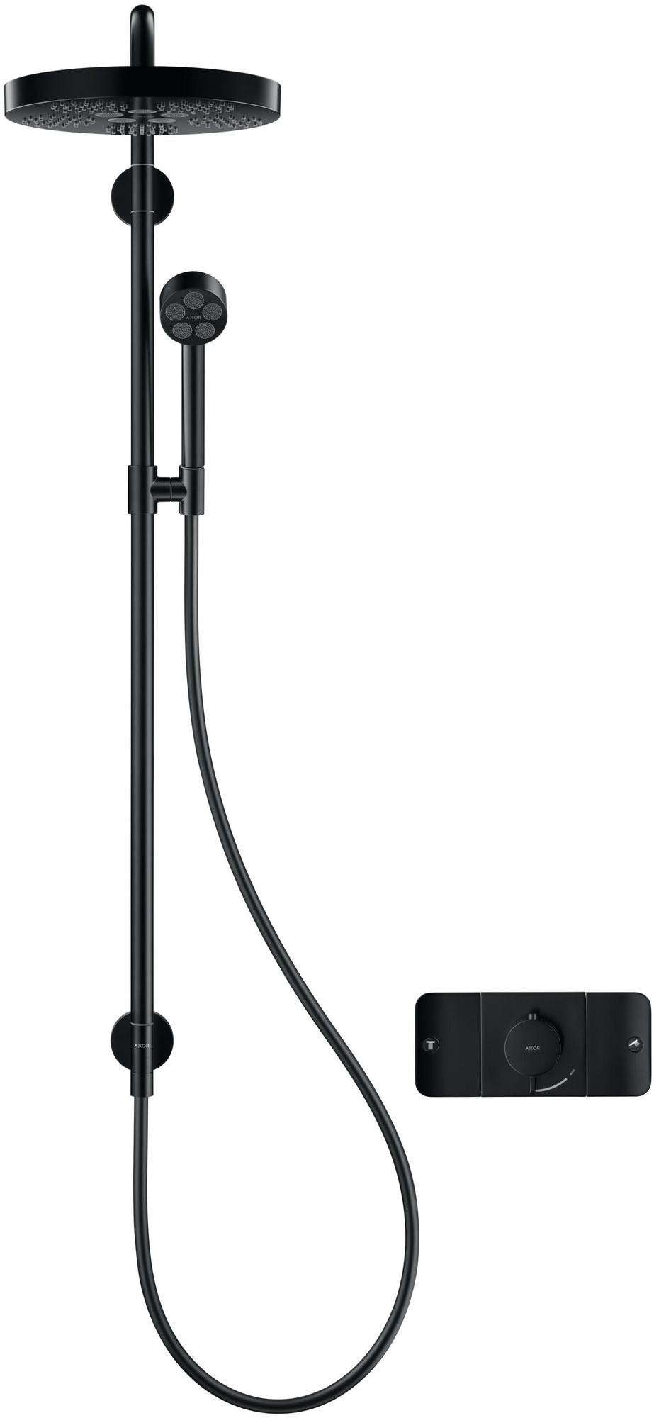 AXOR One Thermostatmodul für 3 Verbraucher – Chrom, Select-Tasten, Eco-Funktion