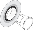 HANSGROHE HG Ring mit Dichtmanschette iBox2 – Ersatzteil für Sanitärinstallationen