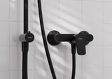 Hansgrohe Logis Brausemischer DN 15 Aufputz Chrom – Einhandhebelmischer mit Temperaturbegrenzung