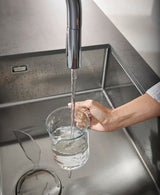 HANSGROHE Aquno Select M81 Spültischmischer 170 mit Ausziehbrause 3jet sBox chrom