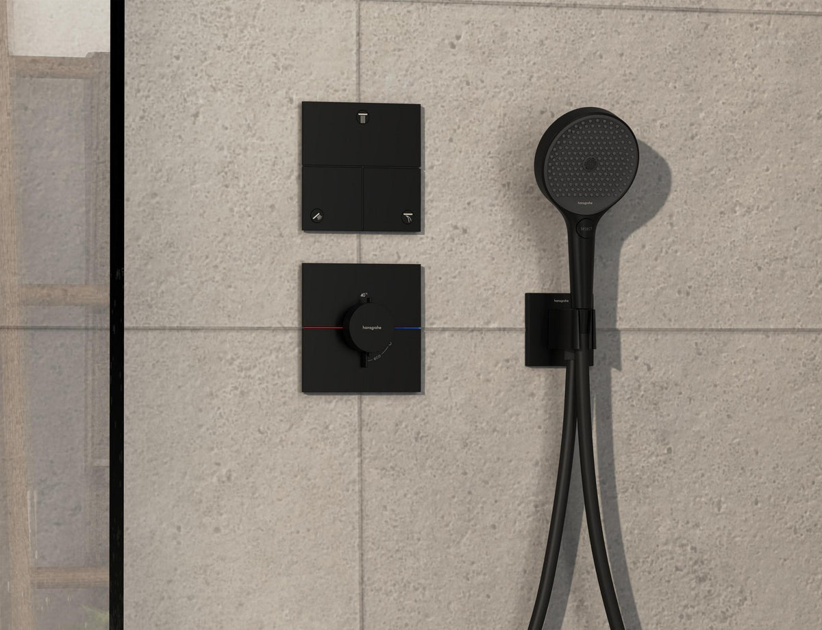 HANSGROHE ShowerSelect Comfort E Absperrventil UP Chrom für 3 Verbraucher