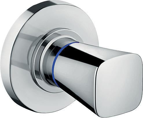 HANSGROHE Absperrventil LOGIS DN 15/DN 20 chrom – Unterputzventil mit Abdeckrosette