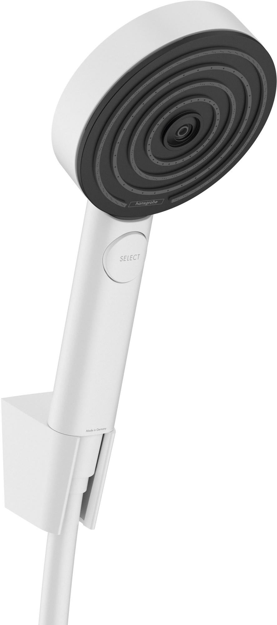 HANSGROHE Pulsify Select S 105 3jet Brauseset mattschwarz PowderRain Massagestrahl