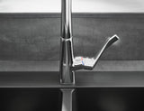 HANSGROHE Metris M71 Einhebel-Küchenmischer DN 15 mit Ausziehbrause, ComfortZone 320, Chrom