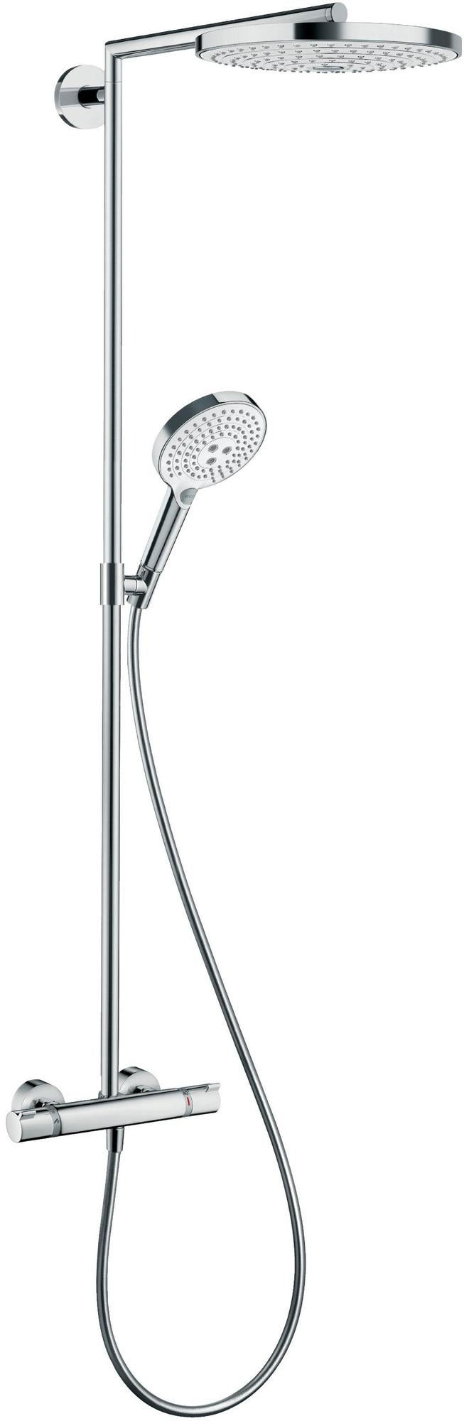 HANSGROHE Raindance Select S 240 Showerpipe Duschsystem mit Thermostat und 2 Strahlarten in Chrom