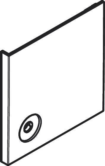 hansgrohe Taste square links für 3 Verbraucher, Chrom – Shower Select Ersatzteil