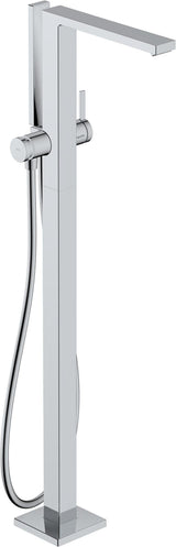 HANSGROHE Einhebel-Wannenmischer Tecturis E bodenstehend chrom mit Stabhandbrause