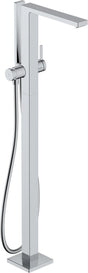 HANSGROHE Einhebel-Wannenmischer Tecturis E bodenstehend chrom mit Stabhandbrause