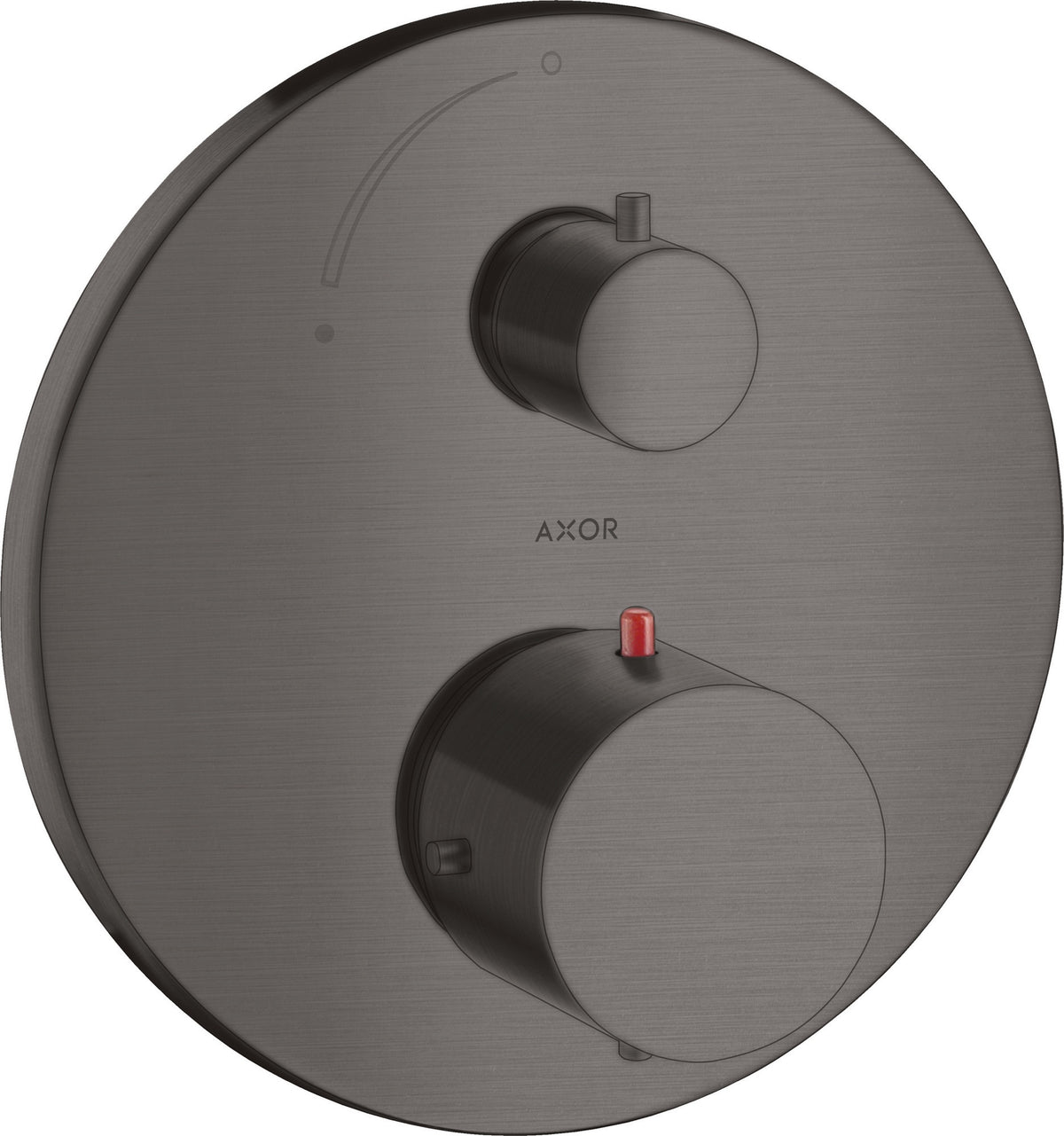 AXOR Starck Thermostatbatterie Unterputz mit Abstellventil Chrom – 1 Verbraucher, Temperaturbegrenzer