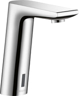 HANSGROHE Metris E Elektronik-Waschtischmischer mit Infrarot-Sensor, ComfortZone 150, Netzbetrieb 230 V, Chrom