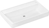 HANSGROHE Waschtisch Compact Xanuia Q 800x480mm weiß mit Hahnloch und Überlauf
