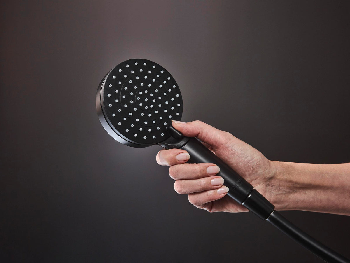 HANSGROHE Showerpipe VERNIS Shape 230 1jet Reno Chrom – Duschsystem mit Kopf- und Handbrause