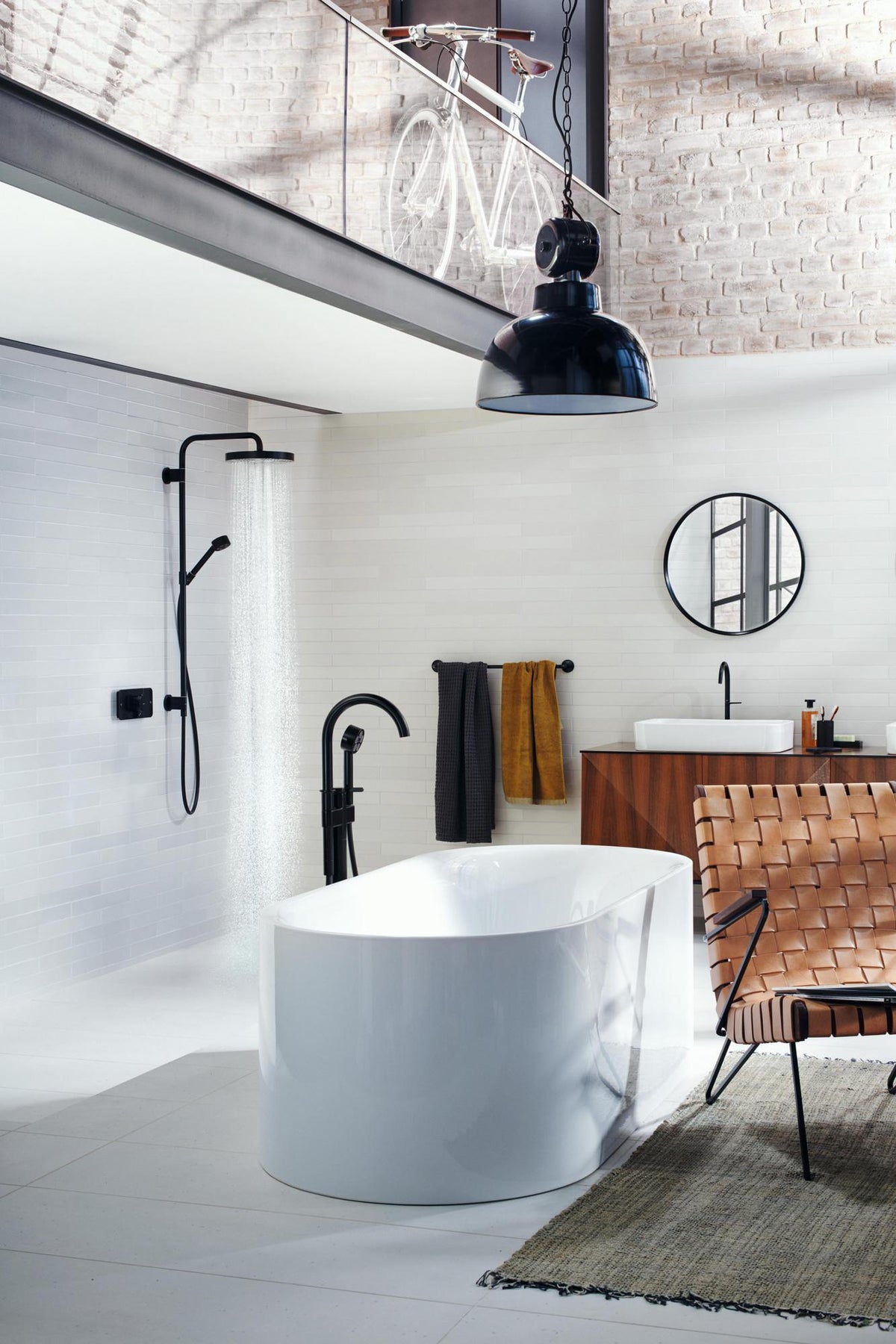 AXOR One Thermostatmodul für 2 Verbraucher mit Select-Tasten und Eco-Funktion – Chrom