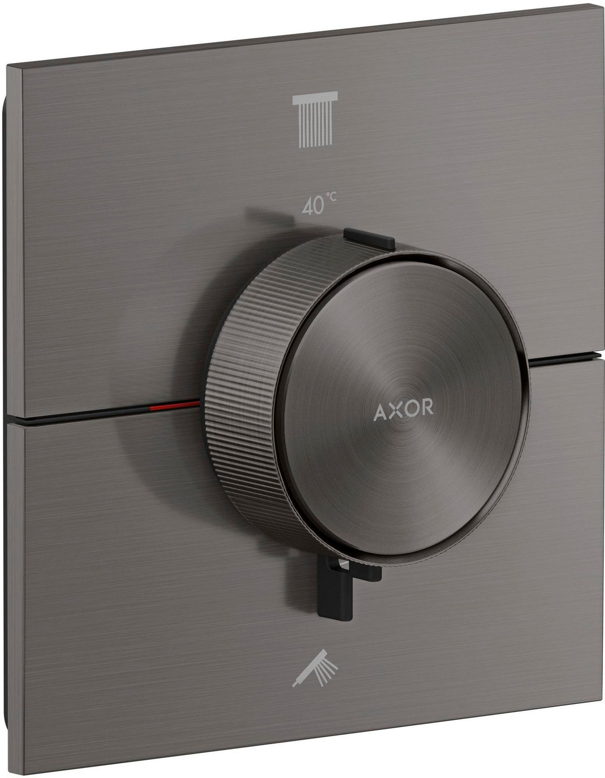 AXOR ShowerSelect ID Unterputz-Thermostat eckig, 2 Verbraucher, Chrom – präzise Steuerung