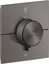 AXOR ShowerSelect ID Unterputz-Thermostat eckig, 2 Verbraucher, Chrom – präzise Steuerung