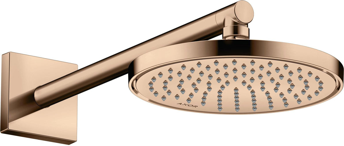 AXOR Kopfbrause 220 1jet EcoSmart Chrom – Rain-Duschkopf mit Antikalk, 220 mm, für Wand- und Deckenmontage