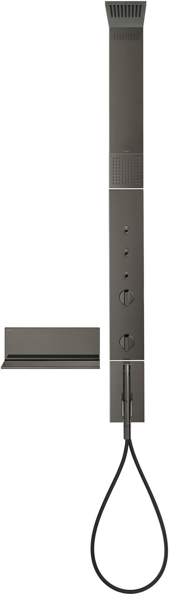 AXOR ShowerComposition Duschpaneel mit Thermostat, Kopf- und Schulterbrause Chrom