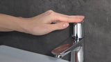 HANSGROHE Talis E Select Waschtisch-Einhandhebelmischer DN 15 Chrom mit Zugstangen-Ablaufgarnitur