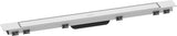 HANSGROHE RainDrain Match Plus Duschrinne 800 mm mattschwarz mit höhenverstellbarem Rahmen